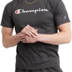 Champion Men’s T-Shirt, Classic Graphic T-Shirt, Soft and Comfortable T-Shirts for Men, Script Logo (Reg. or Big & Tall)