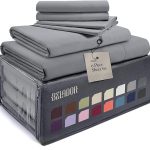 BELADOR Silky Soft Sheet Set – Luxury 6 Piece Bed Sheets for Queen Size Bed, Secure-Fit Deep Pocket Sheets with Elastic, Breathable Hotel Sheets & Pillowcase Set, Wrinkle Free Oeko-Tex Sheets