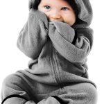 Fleece Baby Bunting Bodysuit – Infant One Piece Kids Hooded Romper Outerwear Toddler Jacket