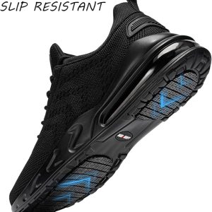 LARNMERN Mens Non Slip Work Shoes Slip On Water Resistant Walking Sneakers Zapatos Trabajo Waterproof Food Service Chef Kitchen