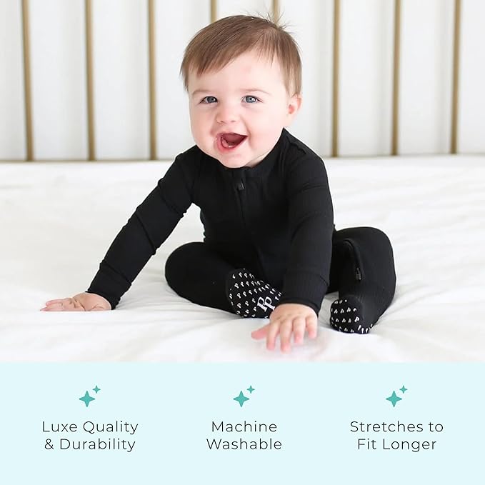 Posh Peanut Baby Boy Sleepers - Viscose from Bamboo Baby Pajamas - 2 Way Zipper Sleepers & Footie Pajamas with Designer Grips