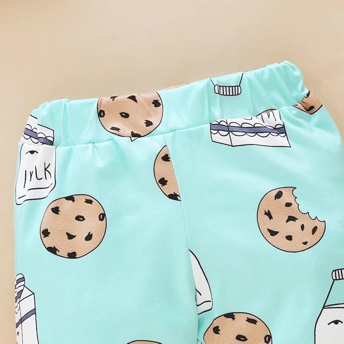Newborn Infant Baby Clothes Long Sleeve Romper + Pants + Hat 3PCS Outfits Set…